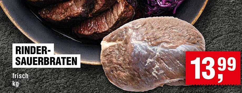 Rinder-Sauerbraten frisch