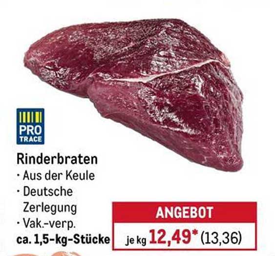Rinderbraten aus der Keule