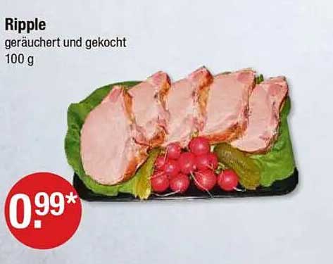 Ripple - Geräuchert und gekocht, 100 g