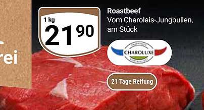 Roastbeef vom Charolais-Jungbullen, am Stück