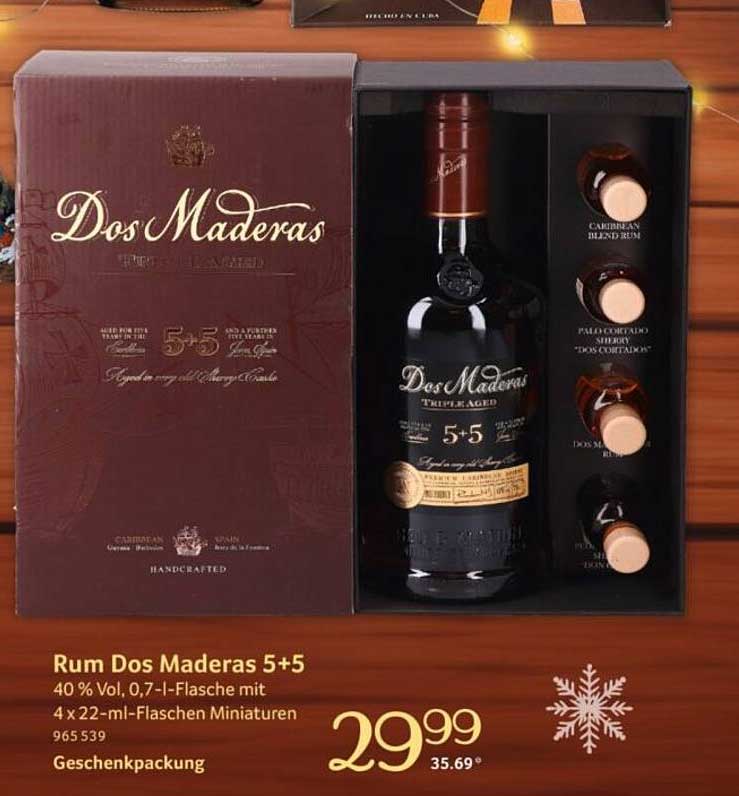 Rum Dos Maderas 5+5 Geschenkpackung