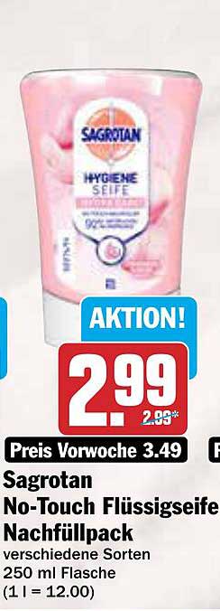 Sagrotan No-Touch Flüssigseife Nachfüllpack 250 ml