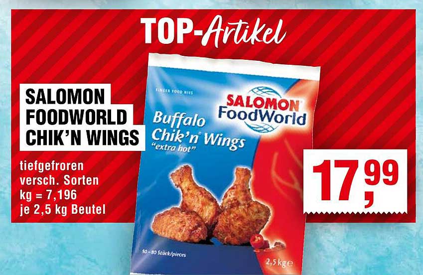 SALOMON FOODWORLD CHIK’N WINGS