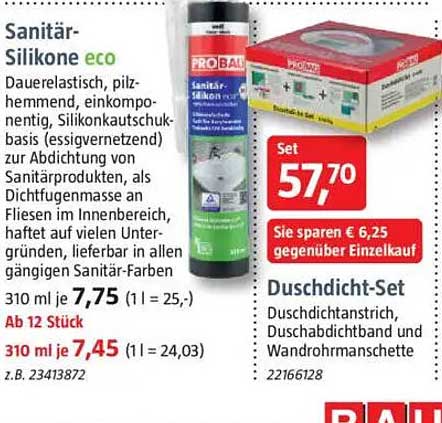 Sanitär-Silikon eco