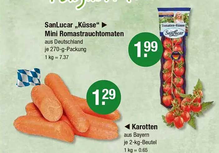 SanLucar "Küsse" Mini Romastrautchtomaten