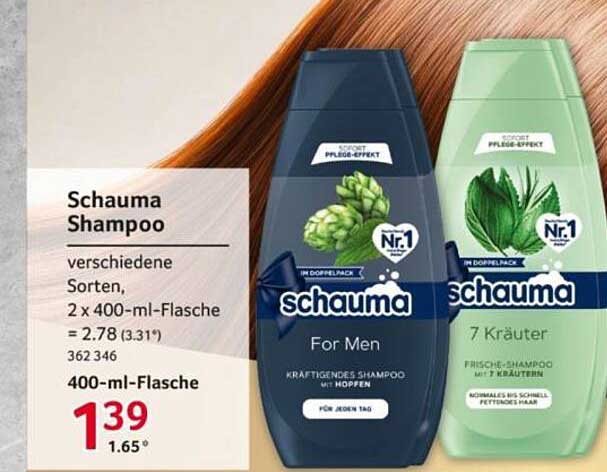 Schauma Shampoo - verschiedene Sorten