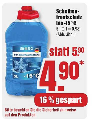 Scheibenfrostschutz bis -15 °C 5 l