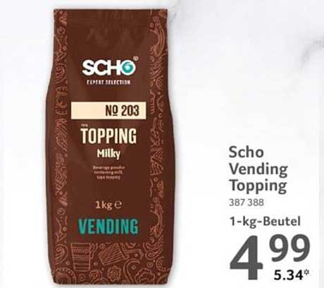 Scho Vending Topping - 1 kg Beutel