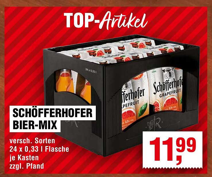 SCHÖFFERHOFER BIER-MIX 24 x 0,33 l Flasche