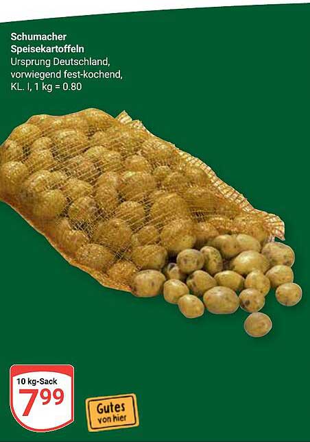 Schumacher Speisekartoffeln 10 kg Sack