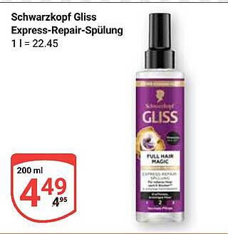 Schwarzkopf Gliss Express-Repair-Spülung 200 ml
