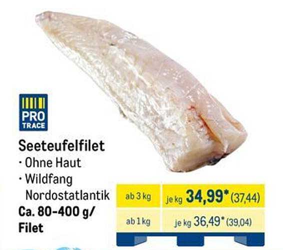 Seeteufelfilet - Wildfang Nordostatlantik