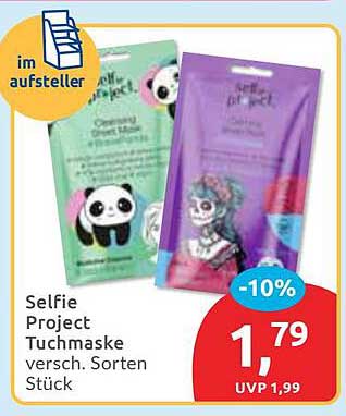 Selfie Project Tuchmaske – verschiedene Sorten