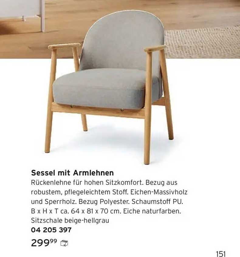 Sessel mit Armlehnen