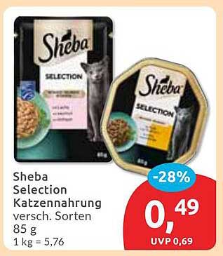 Sheba Selection Katzennahrung verschiedene Sorten 85 g