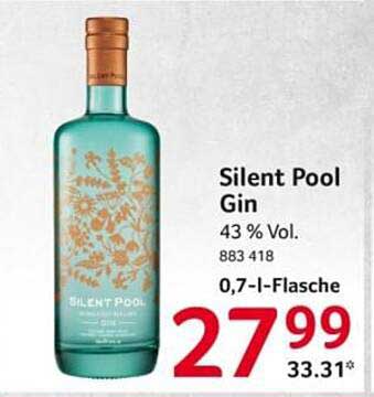 Silent Pool Gin 0,7 l - Entdecken Sie den exquisiten Geschmack