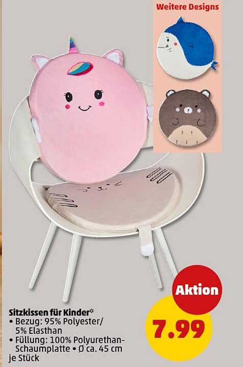 Sitzkissen für Kinder - Niedliches Design für gemütliche Stunden
