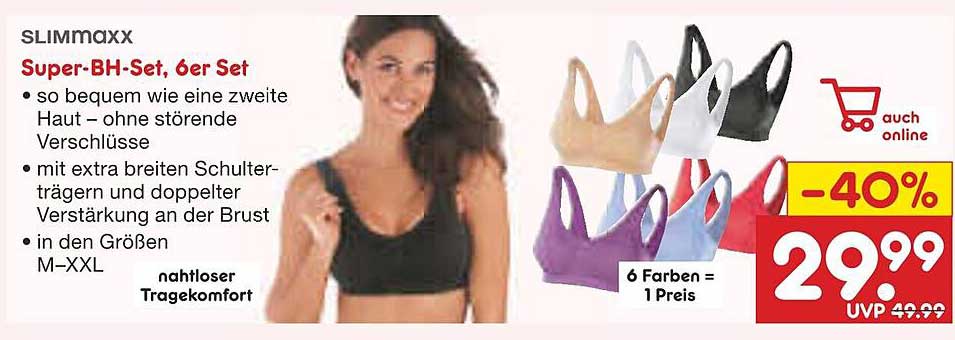 SLIMMAXX Super-BH-Set, 6er Set