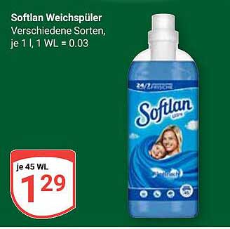 Softlan Weichspüler - Verschiedene Sorten