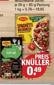 Spaghetti Bolognese und Teriyaki Soße – Preis Knüller!