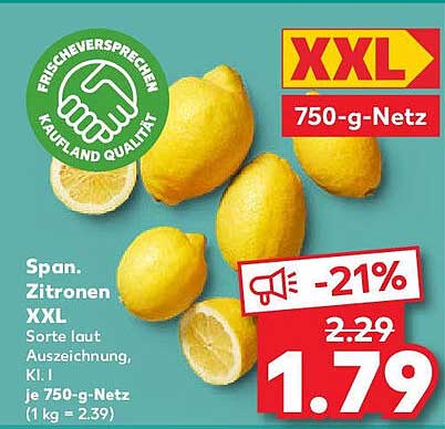 Span. Zitronen XXL