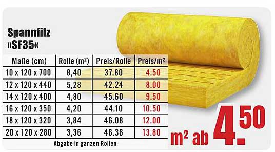 Spanntfilz »SF35«