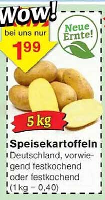 Speisekartoffeln 5 kg – Jetzt zum Aktionspreis!