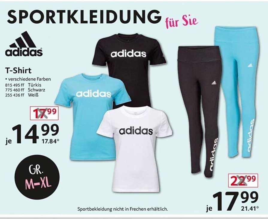 Sportbekleidung für Sie - T-Shirts von Adidas