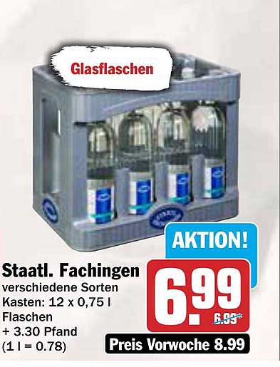 Staatl. Fachingen Kasten 12 x 0,75 l