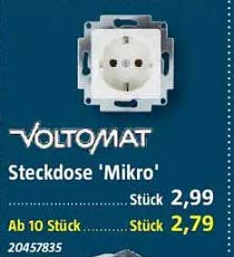 Steckdose 'Mikro' von VOLTOMAT
