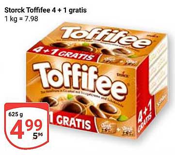 Storck Toffifee 4 + 1 gratis