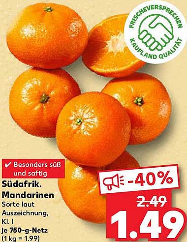 Südafrikanische Mandarinen – Besonders süß und saftig
