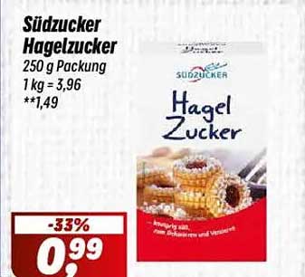 Südzucker Hagelzucker 250 g