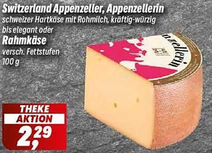 Switzerland Appenzeller, Appenzellerin - Schweizer Hartkäse mit Rohmilch
