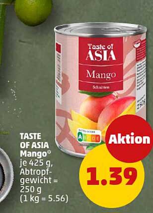 TASTE OF ASIA Mango* 425 g