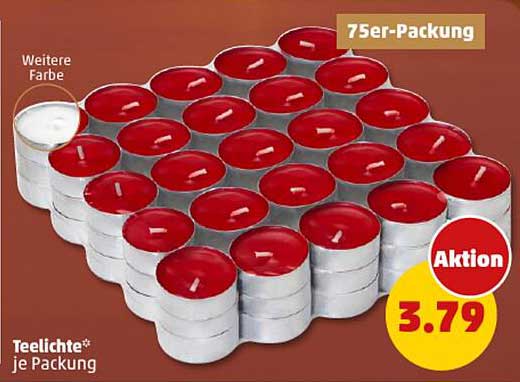 Teelichte - 7er-Packung