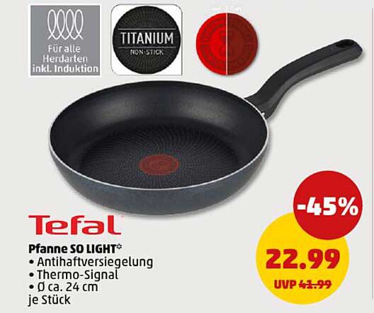 Tefal Pfanne SO LIGHT* - 24 cm