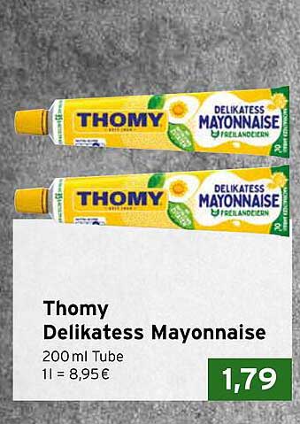 Thomy Delikatess Mayonnaise 200 ml Tube