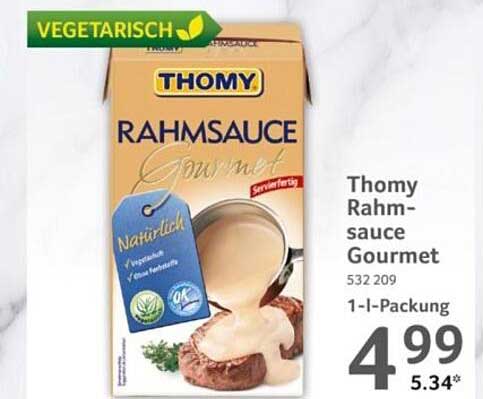Thomy Rahmsauce Gourmet 1-I-Packung