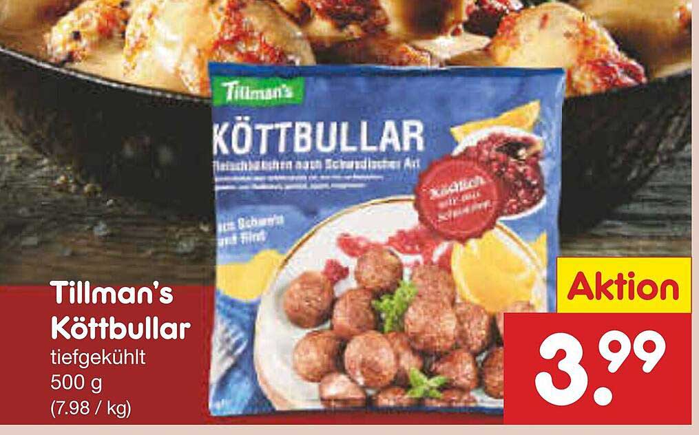 Tillman’s Köttbullar tiefgekühlt 500 g
