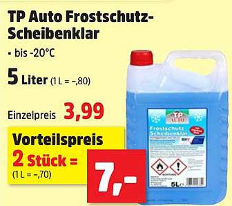 TP Auto Frostschutz-Scheibenklar - bis -20°C