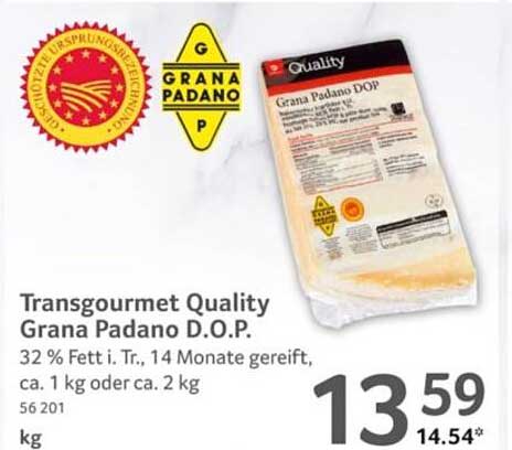 Transgourmet Quality Grana Padano D.O.P.