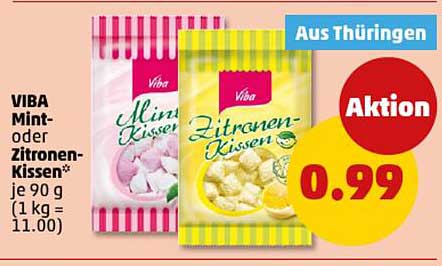 VIBA Mint- oder Zitronen-Kissen