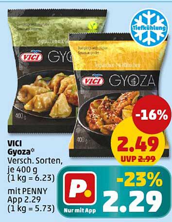 VICI Gyoza 400 g - Tiefkühl-Leckerbissen zum Sonderpreis