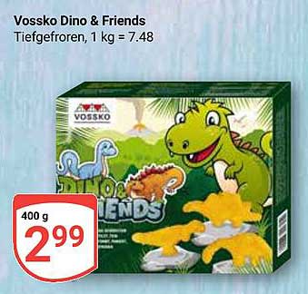 Vossko Dino & Friends tiefgefroren 400 g