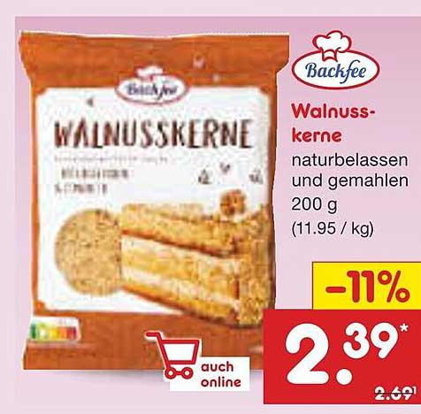 Walnusskerne naturbelassen und gemahlen 200 g