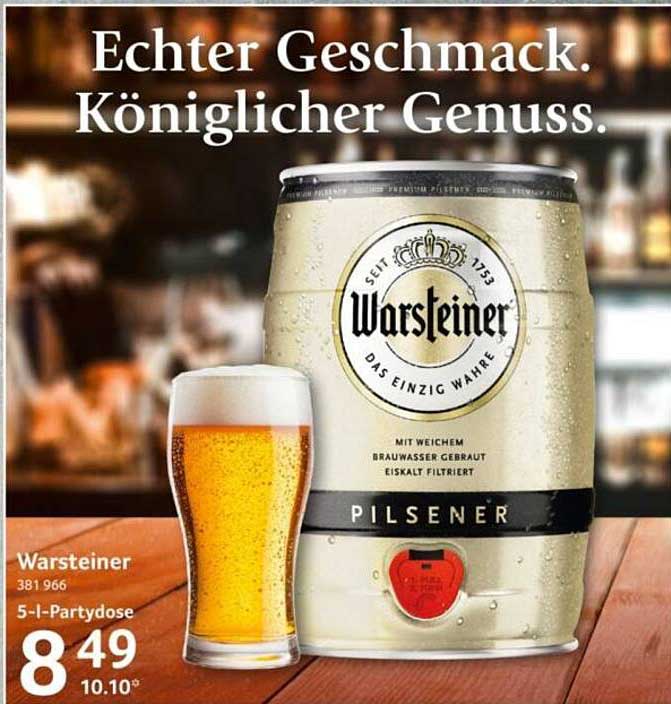 Warsteiner Pilsener 5-l-Partydose