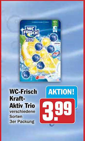 WC-Frisch Kraft-Aktiv Trio 3er Packung - verschiedene Sorten