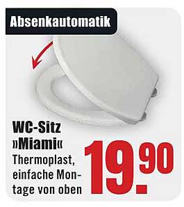 WC-Sitz "Miami" mit Absenkautomatik