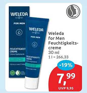 Weleda for Men Feuchtigkeitscreme 30 ml